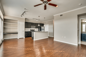 Spacious kitchen island